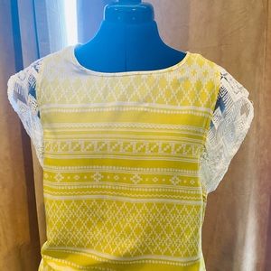 Prana Lace sleeve top